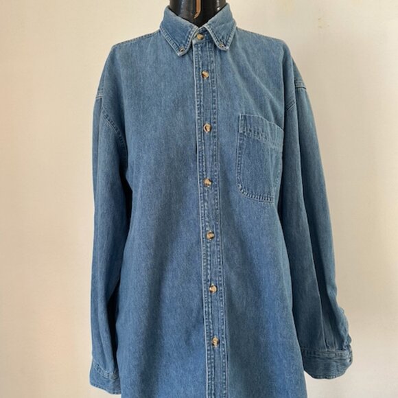 Vintage Denim Button Down - Picture 1 of 5